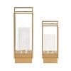 Kate and Laurel Brandt Candle Holder Set, 2 piece, Gold - 4 of 4