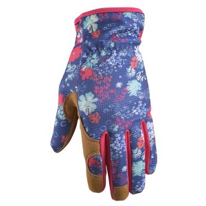 Wells Lamont Women's Indoor/Outdoor Botanical Work Gloves Multicolor L 1 pk - 1 of 1