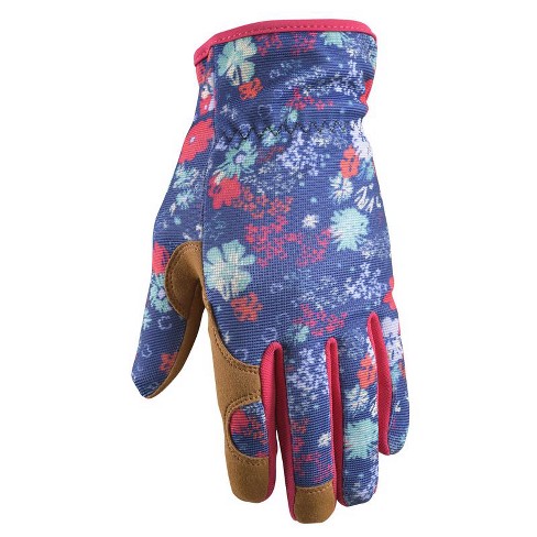 Wells Lamont Women's Indoor/Outdoor Botanical Work Gloves Multicolor L 1 pk - image 1 of 1