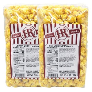 HR Poppin' Snacks 7 oz Lemon Popcorn - Pack of 2 - 1 of 4