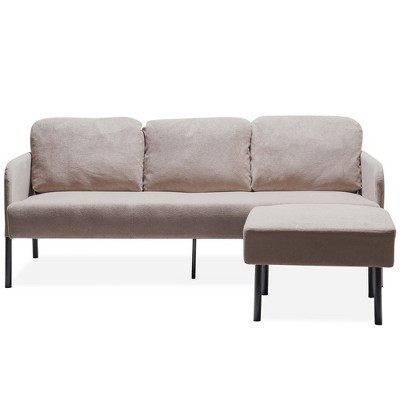 NicBex Couches for Living Room  Modern Loveseat Sofa Comfy 2 Seater Upholstered Fabric Small Couches for Bedroom, Apartment