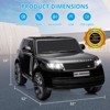 24V Licensed Land Rover Ride On Car, 2-Seater Electric Car w/Parent Remote Control - 2 of 4