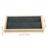 Unique Bargains Bamboo Wood Earrings Tray Stackable Storage Jewelry Tray Showcase Organizer 1 Pcs - 4 of 4
