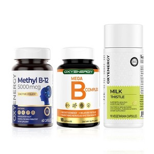OXYENERGY Methyl B12, Milk Thistle & Vitamin B Complex Bundle - 1 of 1