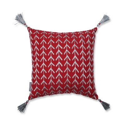 16"x16" Modern Chevron Square Throw Pillow - Pillow Perfect