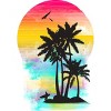 Women's Design By Humans Color of Summer By clingcling Racerback Tank Top - 2 of 3