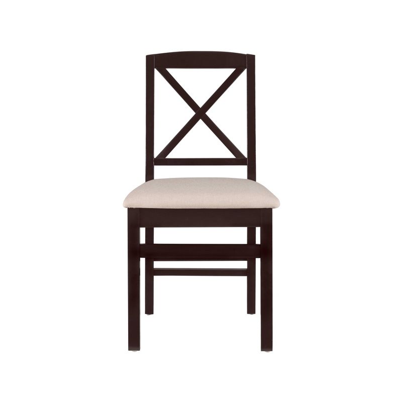 Set of 2 Triena X-Back Dining Chairs - Linon, 4 of 14
