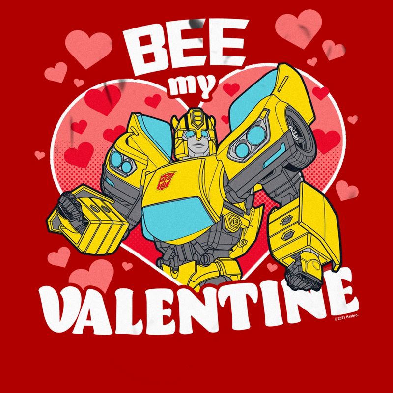Men's Transformers Bumblebee Bee My Valentine T-Shirt, 2 of 6