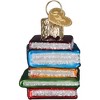 Old World Christmas Blown Glass Ornament for Christmas Tree, Gumdrops (Mini) Collection, Stack of Books - 3 of 4