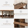 8 Cube Storage Organizer Bookcases, 3 Tier Metal Horizontal Bookcase, 62 Inch Industrial Storage Bookcase for Entryway - 4 of 4