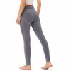 Women's Jeans High Waist Faux Denim Leggings with Pockets - 4 of 4