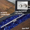 44 Inch Propane Fire Pit Table, 50000BTU Rectangle Fire Table with Cover & Rain Cover, Sturdy Steel and Iron Fence Surface, CSA Safety Certified - 3 of 4