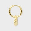 Bijoux Sport by Luv Aj MLB Gold Logo Heart Hoop Earrings - 3 of 3