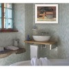 HOT BATH by Pam Britton, Ready to Hang Framed print, White Frame - 2 of 3