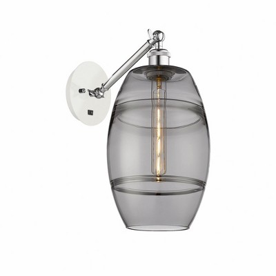 Vaz - 1 Light Arm Adjusts Up and Down Wall Sconce In Industrial Style-9.88 Inches Tall and 8 Inches Wide