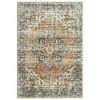 Washable Vintage Persian Area Rug Floral Print Distressed Oriental Rug - 2 of 4
