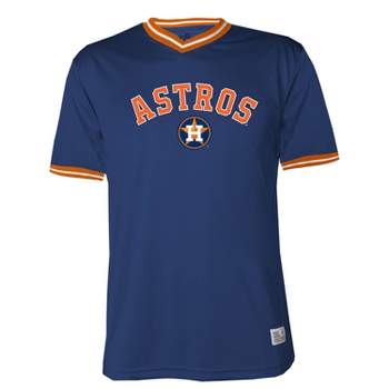 Mlb Houston Astros Gray Men's Short Sleeve V-neck Jersey - L : Target