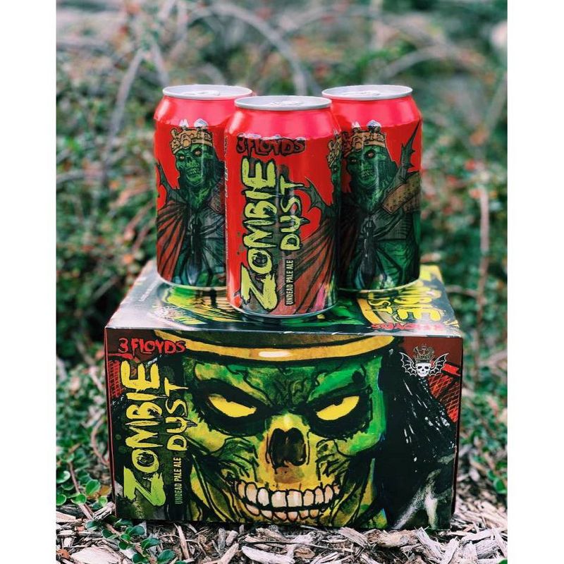 3 Floyds Zombie Dust APA Beer - 6pk/12 fl oz Cans, 4 of 7