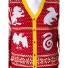 Seven Times Six Harry Potter Men's Hogwarts Houses Ugly Christmas Sweater Cardigan Red - 4 of 4