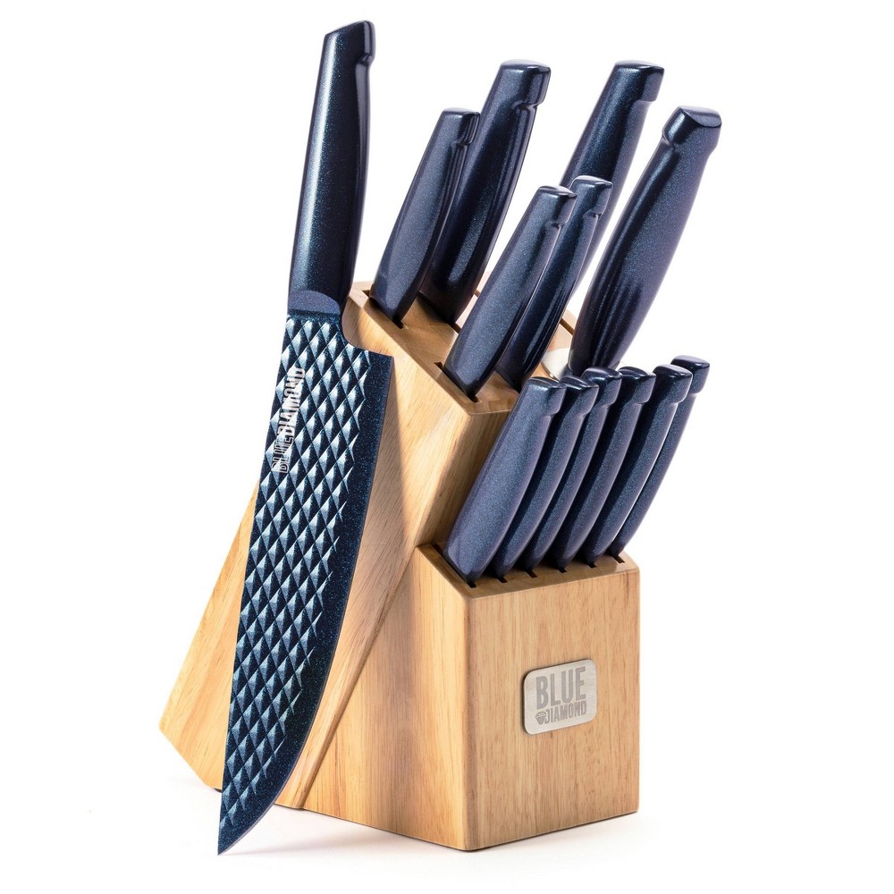 Blue Diamond 14pc Knife Block Set