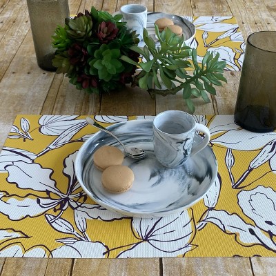 Kassa - Dini 4pk Vinyl Tuscan Printed Placemats