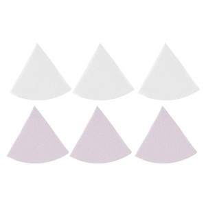 Unique Bargains Triangle Powder Puff 6 Pcs - 1 of 4