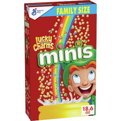 General Mills Family Size Lucky Charms Cereal - 18.6oz : Target