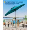 7.5ft Navy Blue Patio Umbrella with Tilt Crank - UV Protection & Waterproof for Outdoor Use - 2 of 4
