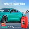 VEVOR Fuel Caddy, 32 Gallon, Portable Fuel Storage Tank On-Wheels, with Manual Transfer Pump, Gasoline Diesel Fuel Container - 3 of 4