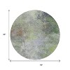 Fern Green And Copper Abstract Washable Indoor Outdoor Area Rug - 3 of 4