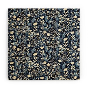 Avenie Moody Blooms Ditsy Wood Wall Mural - society6 - 1 of 2