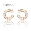 Hollywood Sensation Shooting Star Earrings with White Diamond Cubic Zirconia - 3 of 4