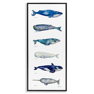 Stupell Industries Maritime Sea Life Chart, 10" x 24"