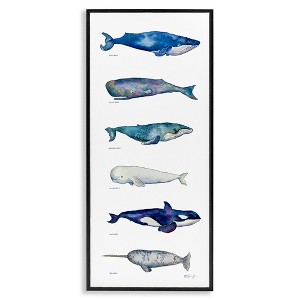 Stupell Industries Maritime Sea Life Chart, 10" x 24" - 1 of 4