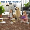 COZONY Washable Area Rugs for Living Room,Floral Rugs Oriental Vintage Rugs Distressed Soft Low Pile Carpet for Bedroom Dining Room Nursery Kids Room - 3 of 4