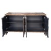 Lyngins Retro Hexagonal Pattern 3-Door Accent Cabinet, MDF/Fir Wood, Farmhouse Storage Cabinet/Sideboard Cabinet/Kitchen Pantry Cabinet - 4 of 4