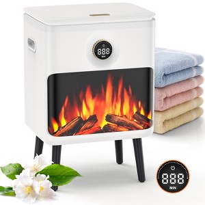 HONGGE 22L Electric Towel Warmer with Child Safety Lock, Aromatherapy, and Fast 360° Heating for Spa-Like Comfort - 1 of 4