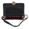 CTM Women's Synthetic Leather Adjustable Crossbody with Flap Closure - 4 of 4