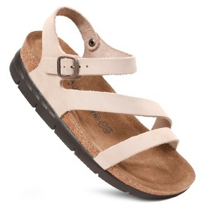 Aerothotic - Ares Comfortable Memory Foam Leather Platform Sandals with Arch Support - 1 of 4