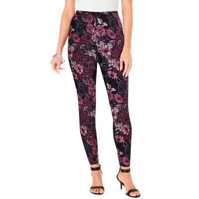 Roaman's Women's Plus Size Ankle Length Essential Stretch Legging