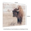Trademark Fine Art Nathan Larson Bison Call Wood Slat Art - 3 of 4