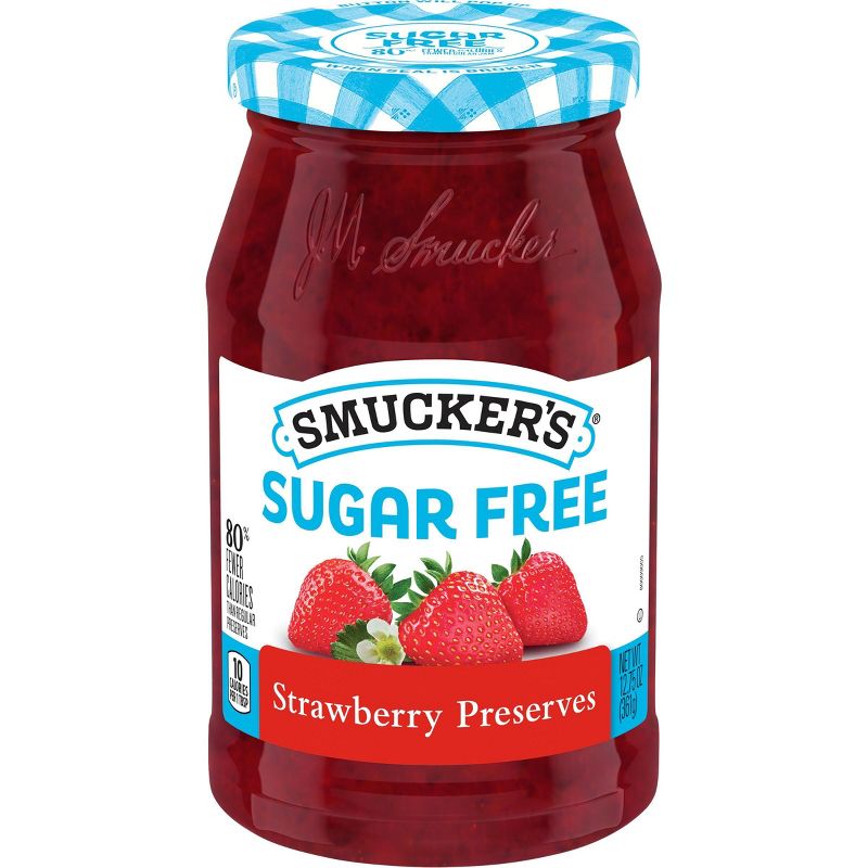Smucker&#39;s Strawberry Sugar Free Preserves - 12.75oz, 1 of 8