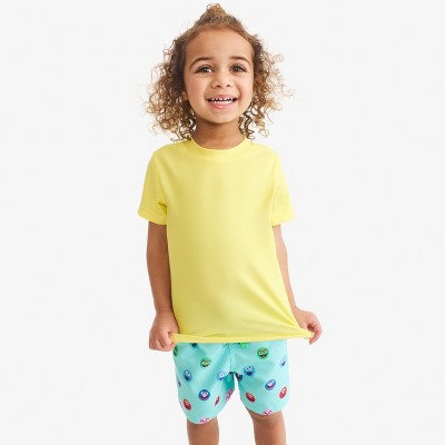 Primary Kids Sesame Street Swim Trunk In Mist Rainbow Sesame Street Friends Size 8-9 — фото 2