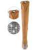 Allegra K Women's Chunky Heels Rhinestone Over the Knee High Boots - 3 of 4