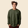 Dalix Astronaut Embroidered Cotton Classic Fit Long Sleeve Crewneck Tee Shirt Mens - 2 of 4