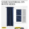 NICETOWN Backtab & Rod Pocket Blackout Thermal Curtain Panels, Set of 2 - 4 of 4