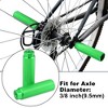 Unique Bargains Universal Aluminum Alloy BMX MTB Bike Bicycle for 3/8" Axles Rear Foot Pegs Footrests 1 Pair - 2 of 4