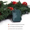 6 FT Pre-Lit Christmas Garland for Front Door,Battery Operated Xmas Garland with 20 LED Lights - 2 of 4