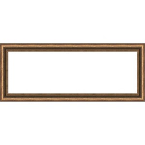 Amanti Art Manhattan Bronze Narrow Framed Dry Erase Magnetic Board - 1 of 4