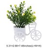 Unique Bargains Artificial Plants Tricycle Frosted Baby's Breath Plastic 5.31"x2.68"x7.48" 1 Pc - 3 of 4